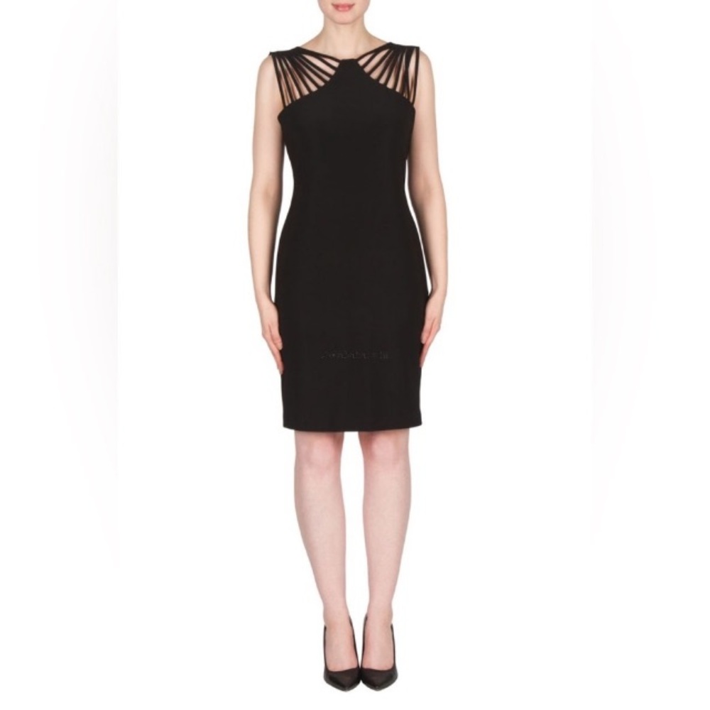 Joseph Ribkoff Black Sleeveless Dress